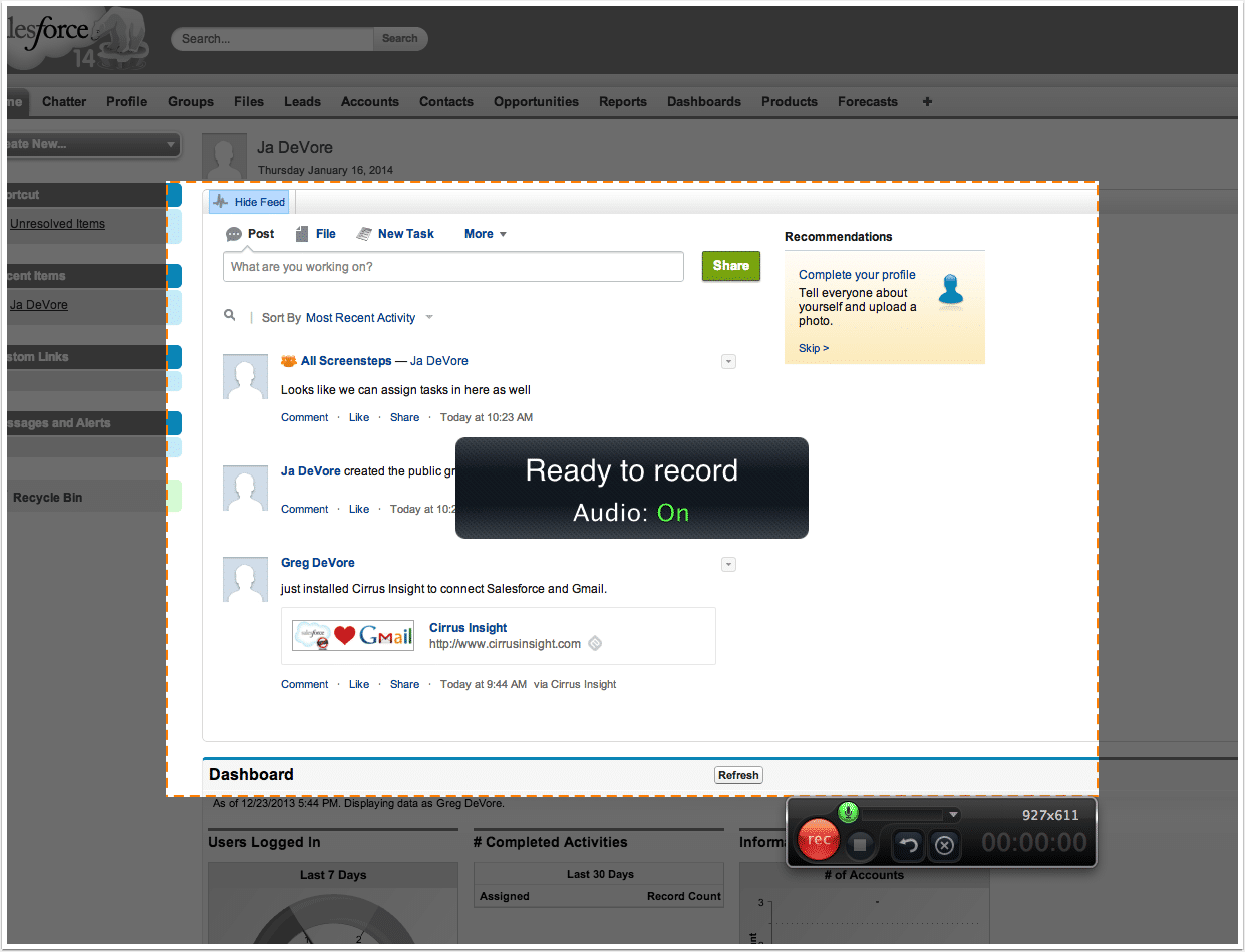 use snagit to record video